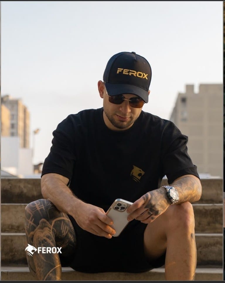 FEROX Oversized Tee – Black