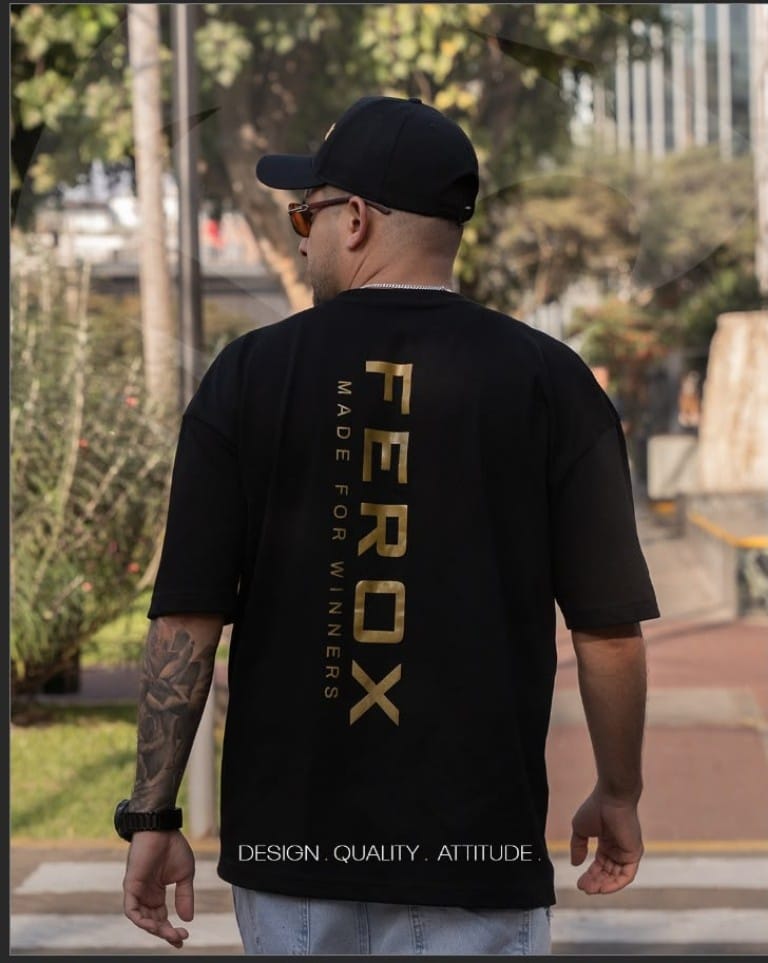 FEROX Oversized Tee – Black