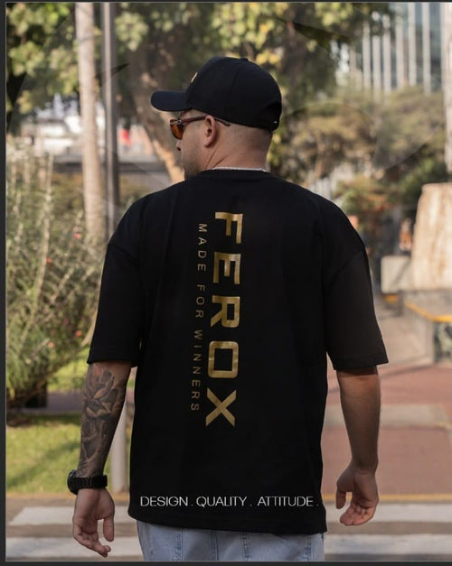 FEROX Oversized Tee – Black